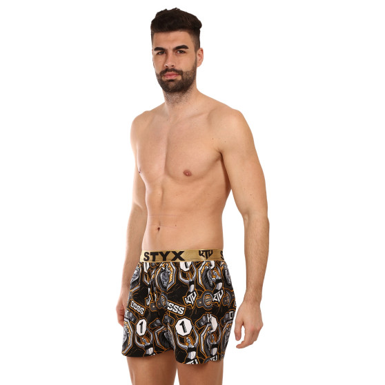 Herenboxershort Styx art / KTV sport rubber - goud rubber (BTZ1655)