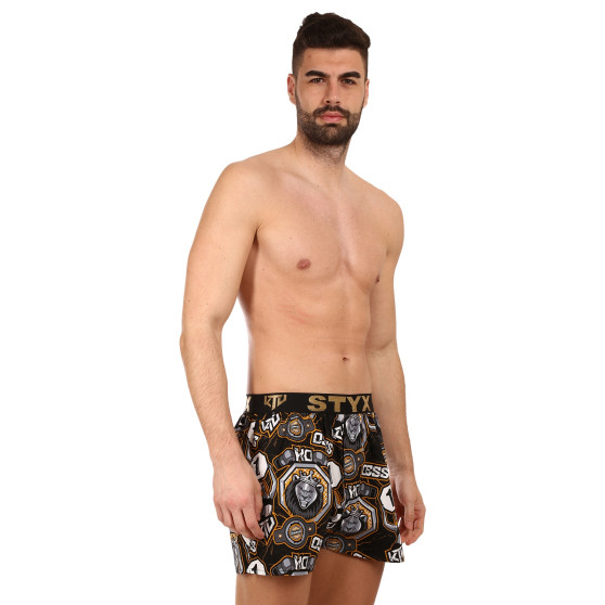 Herenboxershort Styx art / KTV sport rubber - zwart rubber (BTC1655)