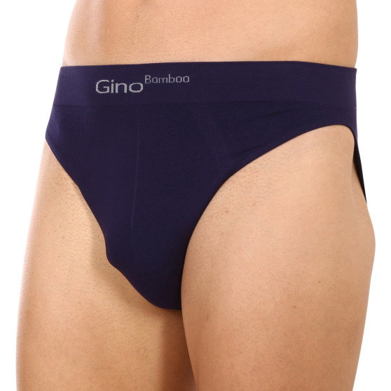 Herenslip Gino bamboe blauw (50003)