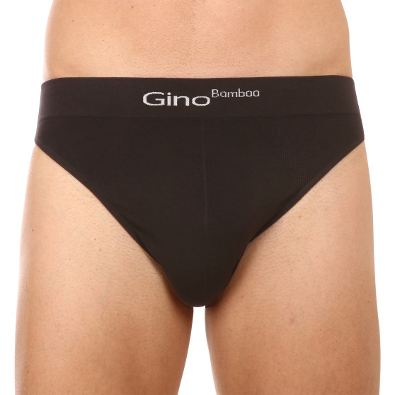 Herenslip Gino bamboe zwart (50003)