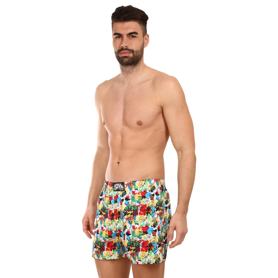 Herenboxershort Styx premium art classic rubber emoji (AP954)