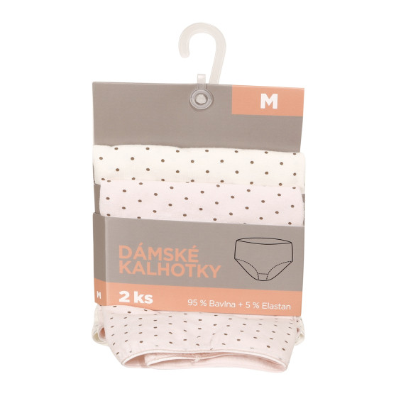 2PACK Dames slip Molvy veelkleurig (MD-848)