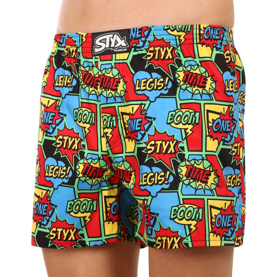 Herenboxershort Styx premium art classic rubber giek (AP955)