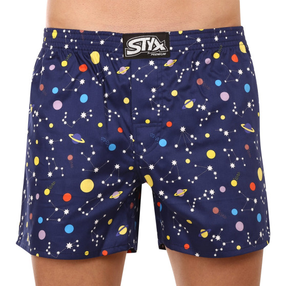 Herenboxershort Styx premium art classic rubber planets (AP1057)