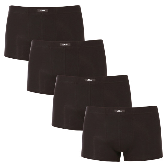 4PACK herenboxershort S.Oliver zwart (MH-35H-48706757)