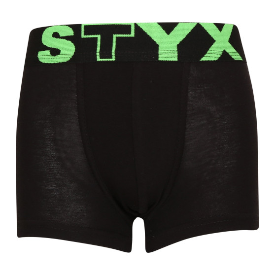 3PACK kinderboxershort Styx sport elastisch zwart (3GJ96012)