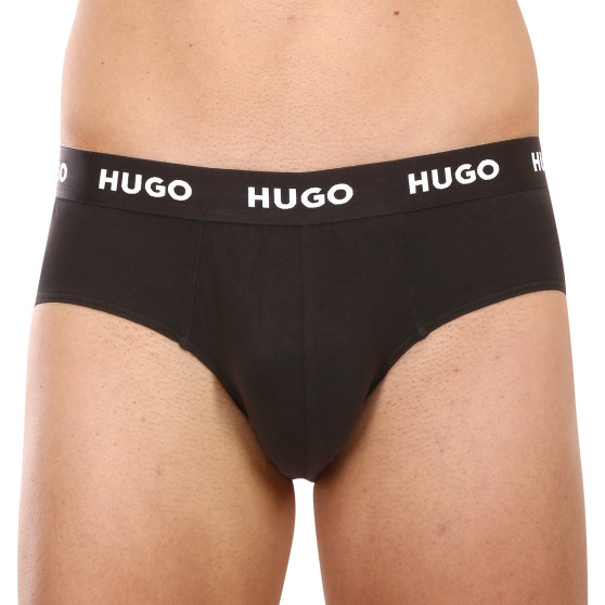 3PACK herenslip HUGO zwart (50469763 001)