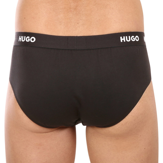 3PACK herenslip HUGO zwart (50469763 001)