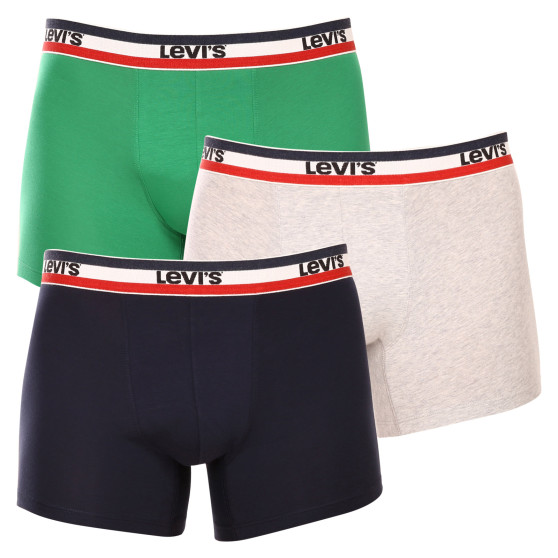 3PACK herenboxershort Levis veelkleurig (100002870 008)