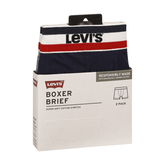 2PACK herenboxershort Levis veelkleurig (701223908 002)