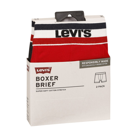 2PACK herenboxershort Levis veelkleurig (701223908 004)