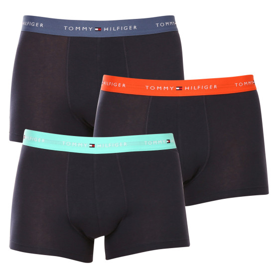 3PACK herenboxershort Tommy Hilfiger donkerblauw (UM0UM02763 0S1)