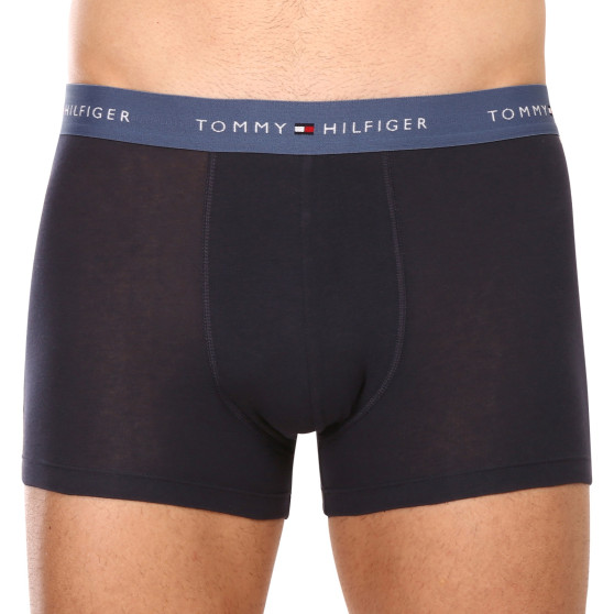 3PACK herenboxershort Tommy Hilfiger donkerblauw (UM0UM02763 0S1)