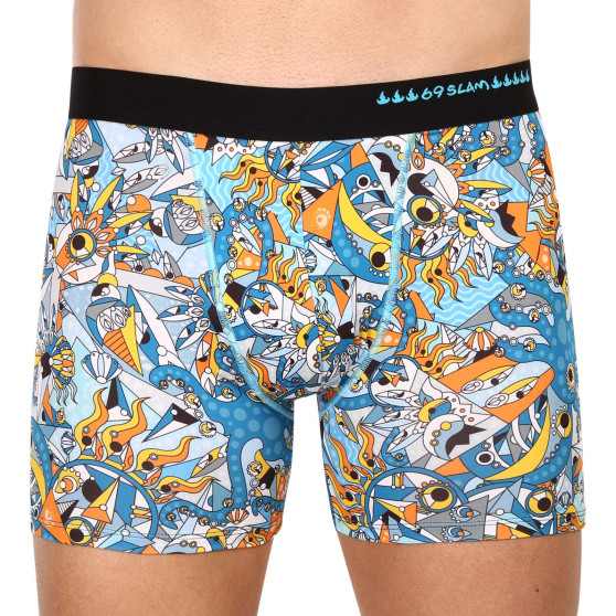 Herenboxershort 69SLAM fit exotic sea dylan (MBYEXS-PO)