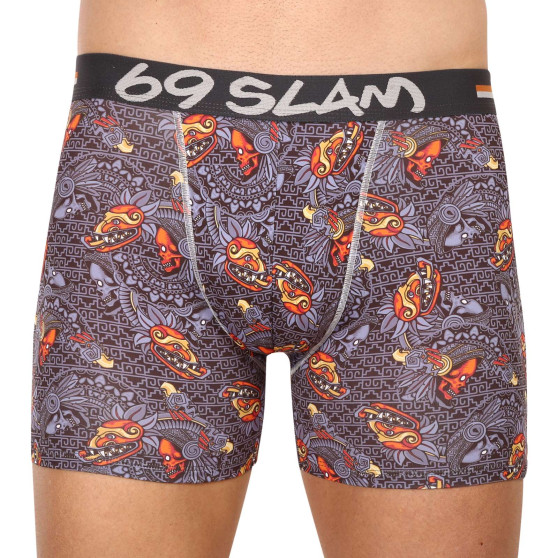 Herenboxershort 69SLAM fit mayan head dylan (MBYMYN-PO)