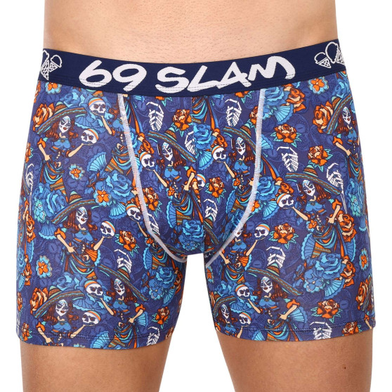 Herenboxershort 69SLAM fit bamboo dia de los muertos colton (MPBDDM-BB)