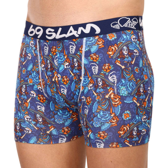 Herenboxershort 69SLAM fit bamboo dia de los muertos colton (MPBDDM-BB)