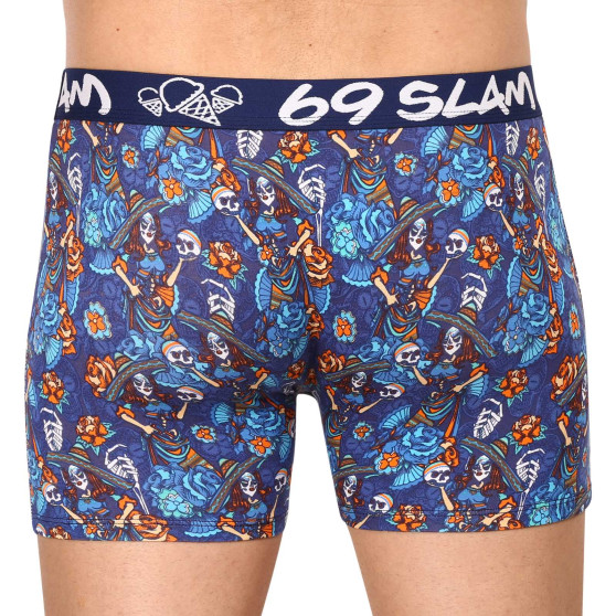 Herenboxershort 69SLAM fit bamboo dia de los muertos colton (MPBDDM-BB)