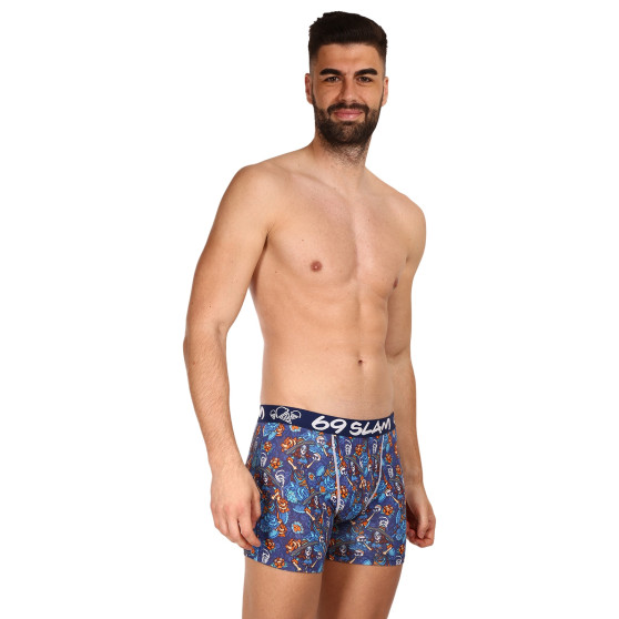 Herenboxershort 69SLAM fit bamboo dia de los muertos colton (MPBDDM-BB)