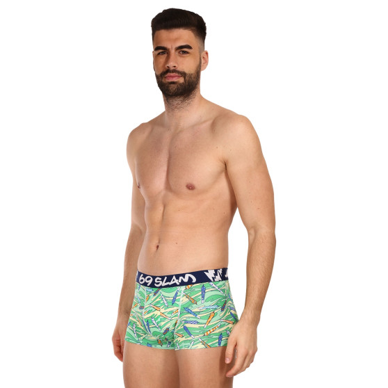 Herenboxershort 69SLAM hippe bamboe vegan 420 eliyah (MHBVGN-BB)