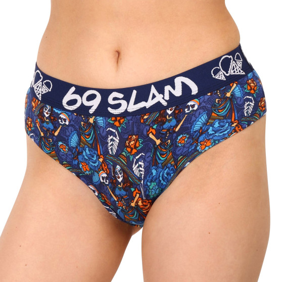 Dames slip 69SLAM bamboe dia de los muertos alexa (GWBDDM-BB)