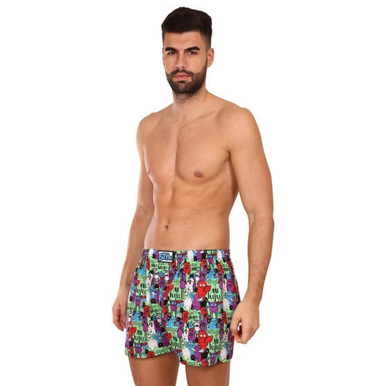 Herenboxershort Styx art classic rubber oversized monsters (E1555)