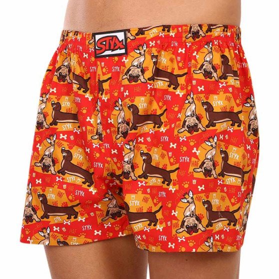 Herenboxershort Styx art classic rubber oversized honden (E1554)