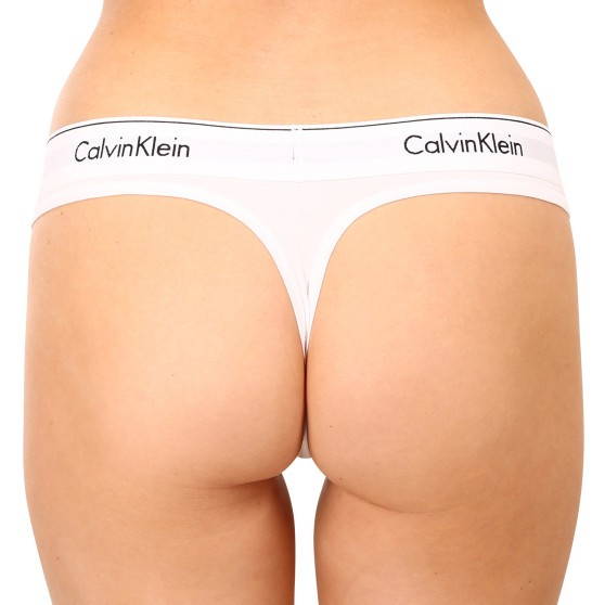 Dames string Calvin Klein wit (F3786E-100)