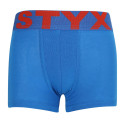 Kinderboxershort Styx sportelastiek blauw (GJ1167)