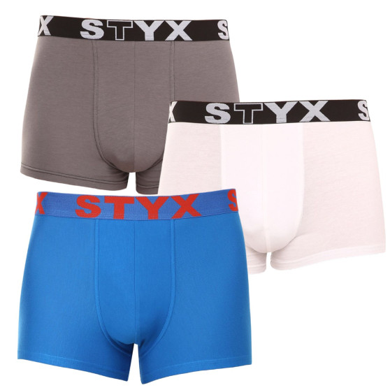 3PACK herenboxershort Styx sport elastisch meerkleurig (3G10137)