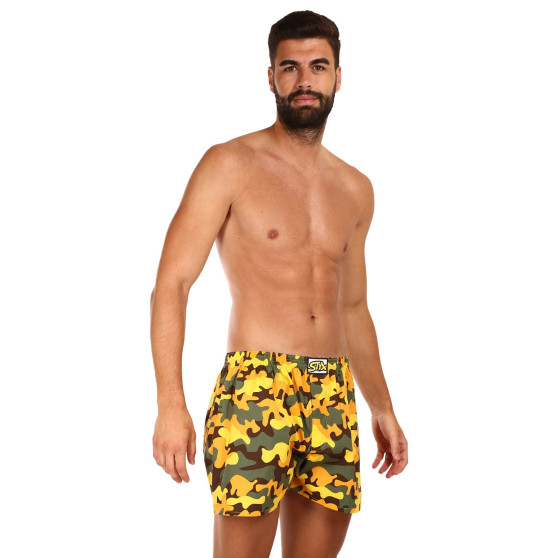 Herenboxershort Styx art classic rubber oversized camouflage geel (E1559)