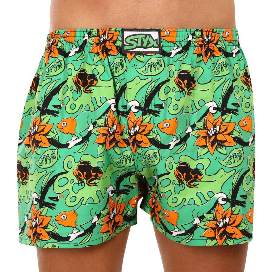 Herenboxershort Styx art classic rubber oversized tropic (E1557)