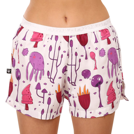 Damesboxershorts Represent paarse wezens (R3W-BOX-0707)