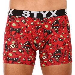 Heren boxershorts Styx lange kunst sport rubberen zombie (U1451)