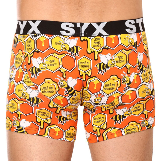 Herenboxershort Styx lange kunst sport rubberen bijen (U1654)