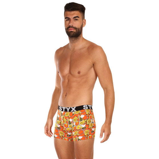 Herenboxershort Styx lange kunst sport rubberen bijen (U1654)