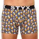 Heren boxershorts Styx lange kunst sport rubber bier (U1357)