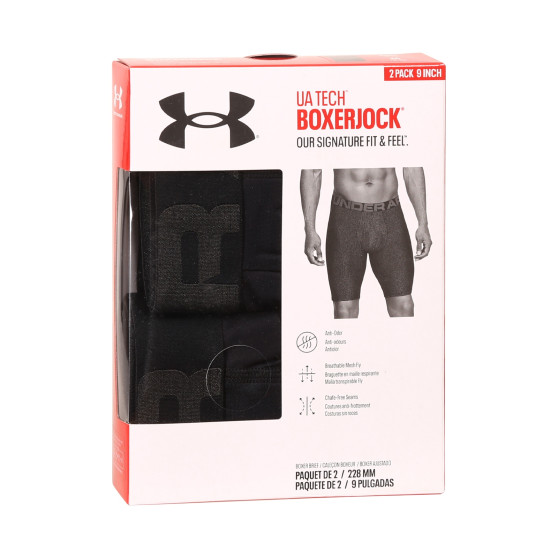 2PACK herenboxershort Under Armour zwart (1363622 001)