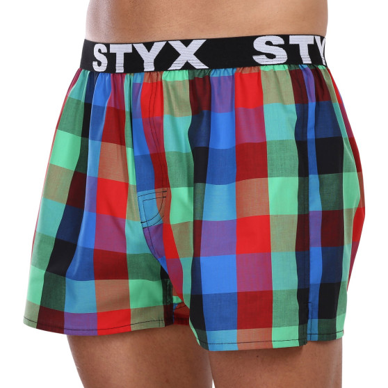 Herenboxershort Styx sport elastisch meerkleurig (B1007)