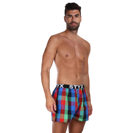 Herenboxershort Styx sport elastisch meerkleurig (B1007)