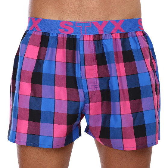 Herenboxershort Styx sport elastisch meerkleurig (B1008)