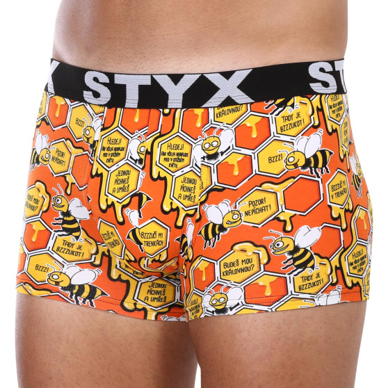 Herenboxershort Styx kunst sport rubber bijen (G1654)