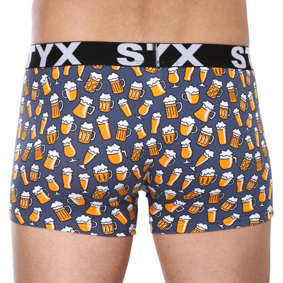 Herenboxershort Styx kunst sport rubber bier (G1357)