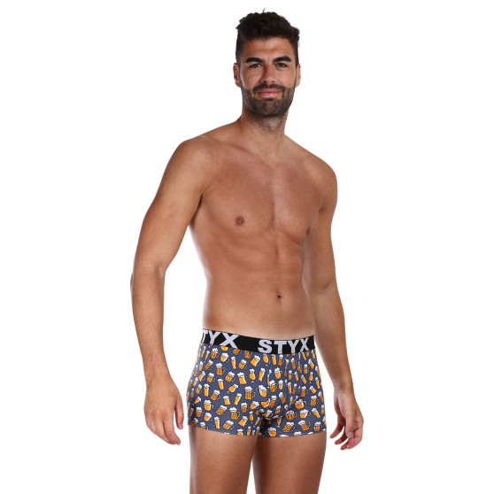 Herenboxershort Styx kunst sport rubber bier (G1357)