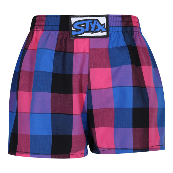 Kindershort Styx klassiek elastisch meerkleurig (J1008)