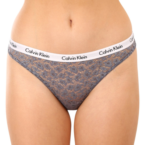 3PACK Dames slip Calvin Klein oversized multicolour (QD3975E-BP7)