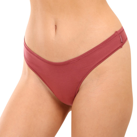 Dames string Calvin Klein roze (QD3954E-VLL)