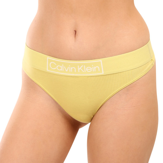 Dames String Calvin Klein geel (QF6774E-9LD)