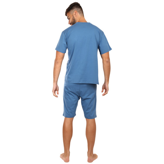 Herenpyjama Foltýn blauw (FPK7)