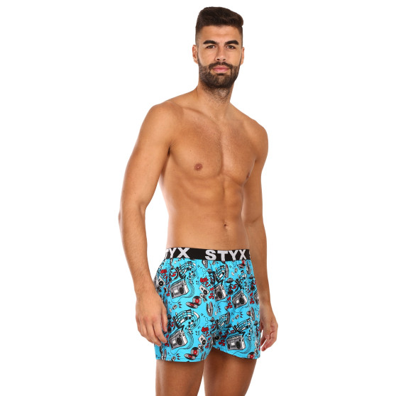 Herenboxershort Styx kunst sport rubber muziek (B1558)